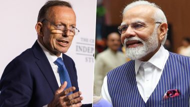 PM Modi Australia's Friend: Former Australian PM Tony Abbott Lauds Prime Minister Narendra Modi, Says 'Modi Has Been the Best Indian Friend That Australia Has Ever Had' (Watch Video)